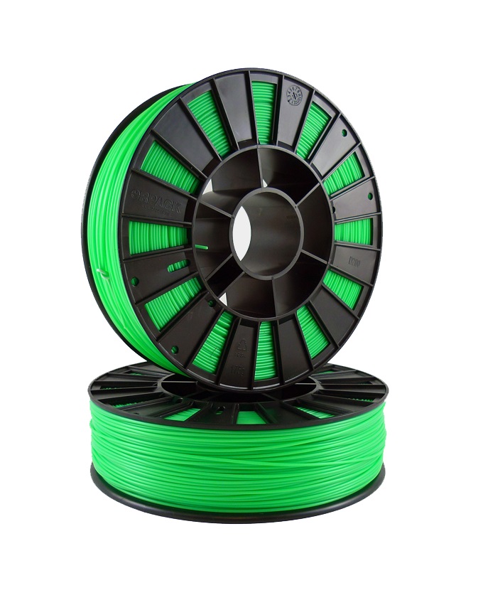 Фото ABS пластик SEM 1,75 зеленый флуоресцентный 1