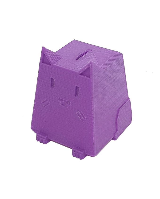 Фото пример печати пластиком PLA пластик SEM 1,75 фиолетовый