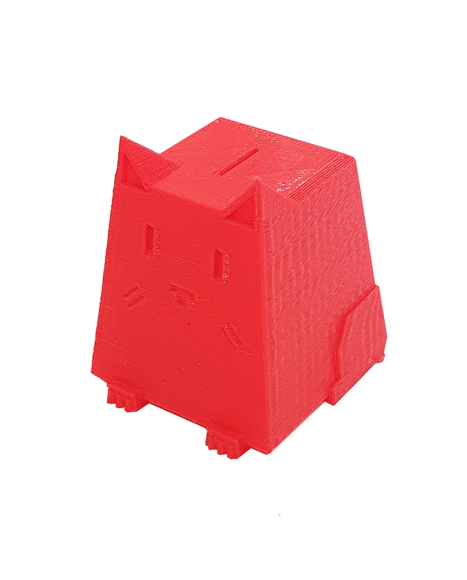Фото пример печати пластиком PLA пластик SEM 1,75 красный