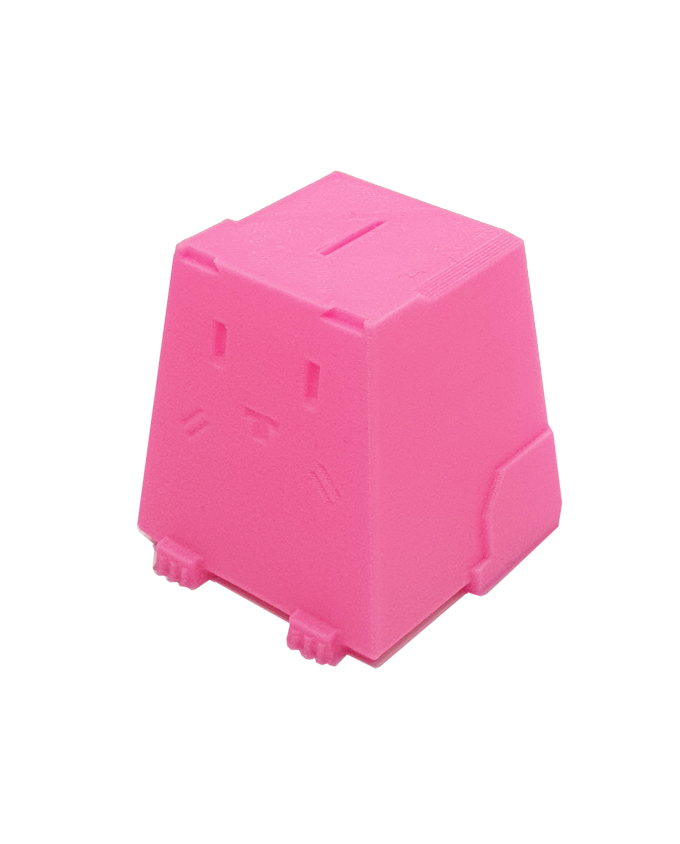 Фото пример печати пластиком ABS пластик SEM 1,75 розовый флуоресцентный