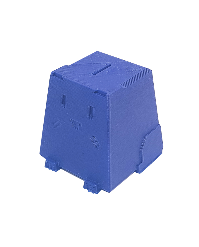 Фото пример печати пластиком PLA пластик SEM 1,75 темно-синий