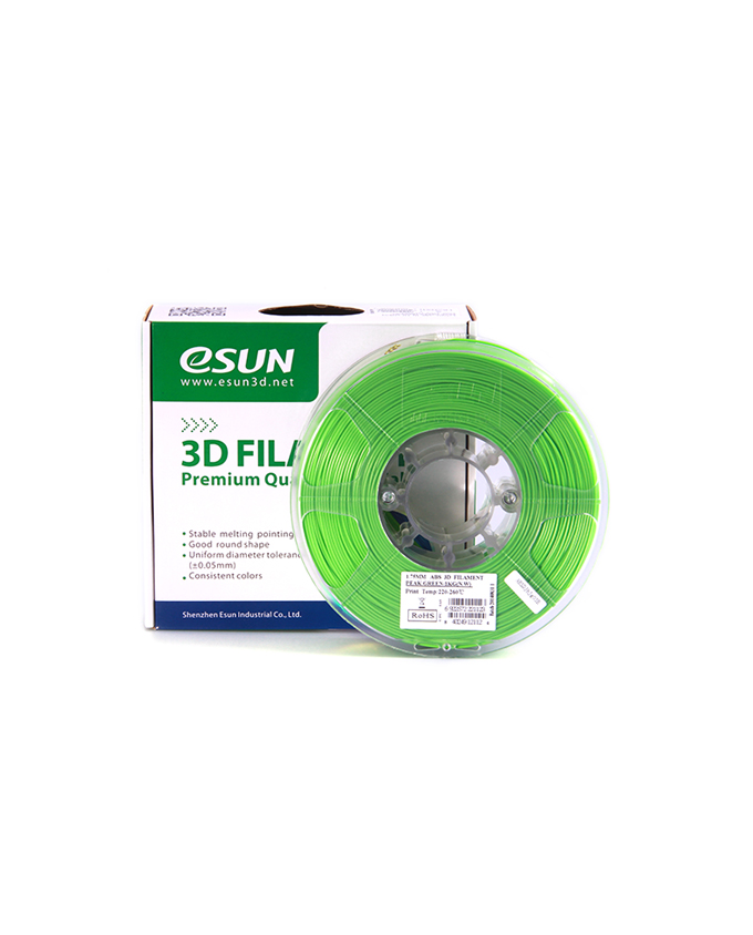 Фото ABS пластик Esun 1,75 светло-зеленый 1
