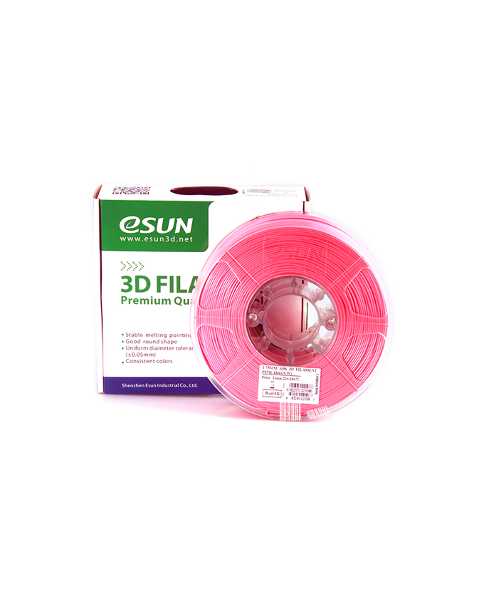 Фото ABS плюс пластик Esun 1,75 розовый 1