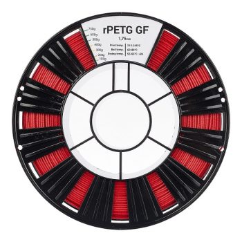 Фото rPETG GF пластик 1.75мм красный 1