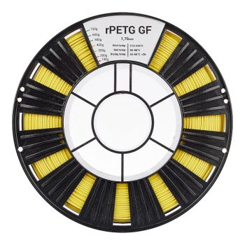 Фото rPETG GF пластик 1.75мм желтый 1