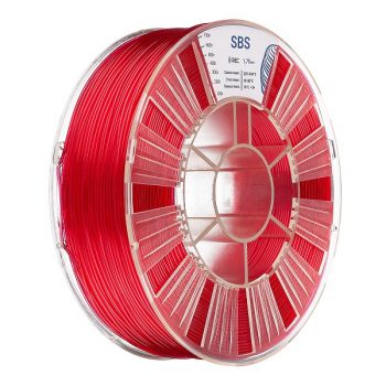 Фото SBS пластик REC 1.75мм прозрачно-красный 2