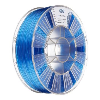 Фото SBS пластик REC 1.75мм прозрачно-синий 2