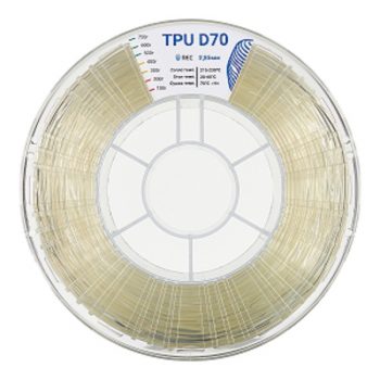 Фото TPU D70 пластик REC 1.75мм натуральный 1